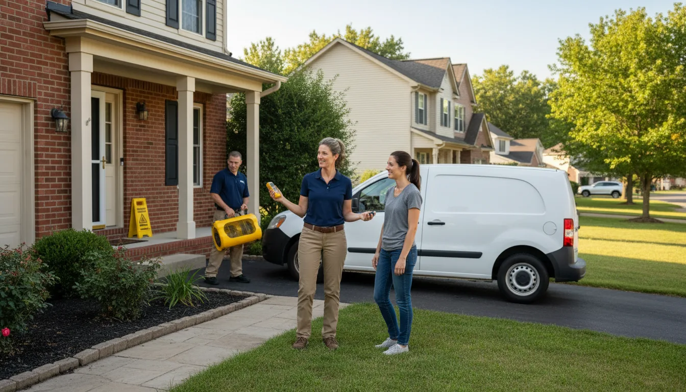 Water restoration image for Home Water Damage Repair in Denison, TX